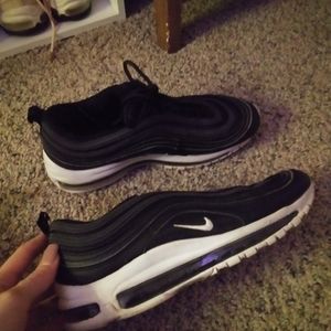 nike air max 97 black / white